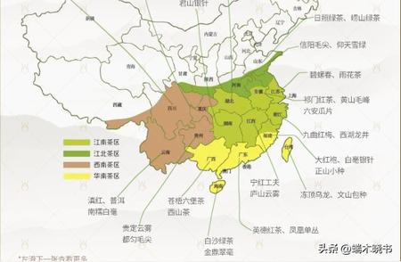 六大茶类简介及产地分布，你的家乡有哪些名茶？