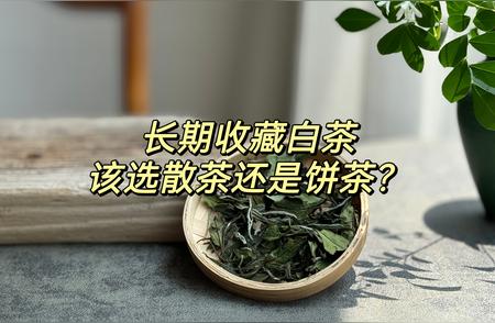 白茶收藏3年后：散茶还是饼茶更有价值？